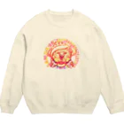 ナツの西瓜屋の寒すぎいいい!!!!ウォンバット Crew Neck Sweatshirt