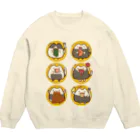 シュガァシロップの闇のおにゃぎり Crew Neck Sweatshirt