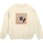 OWAYON ∞ （オワヨン　インフィニティ）の【引退馬支援企画】TUKGA KIREI DESUNE ウォールTYPE Crew Neck Sweatshirt