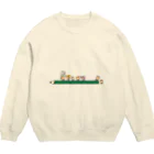 つぶっちーズのつぶっちーズ　「遠足」 Crew Neck Sweatshirt