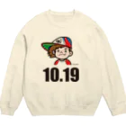 バッファ君  goods【近鉄バファローズ／1976-1996】の【10.19】次世代に伝承！-B Crew Neck Sweatshirt