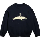 yukichanのくじらと灯台 Crew Neck Sweatshirt