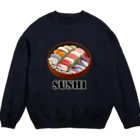 猫と釣り人のSUSHI_2R スウェット