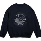 mincruのDeep Sea Fish Lovers 〜ダイオウイカ〜文字白ver Crew Neck Sweatshirt