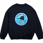 猫と釣り人のBASHOUKAJIKI_2R Crew Neck Sweatshirt