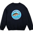 猫と釣り人のKAMPACHI_2R Crew Neck Sweatshirt