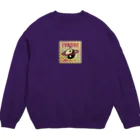 love and peace のいやしーる Crew Neck Sweatshirt