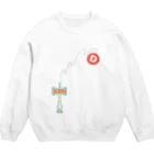 Siderunの館 B2の古き良きおもちゃのけん玉 Crew Neck Sweatshirt