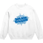 北風のゼリーのバンドブーム世代（青） Crew Neck Sweatshirt