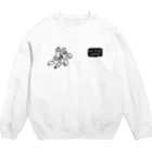 PokuStarのストーブリーグなネコ達 Crew Neck Sweatshirt