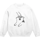 ぺろぺろぺろぺろ【せいこせんせい】の柴犬　なでなで【せいこせんせい】 Crew Neck Sweatshirt