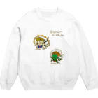 Siderunの館 B2の画伯チックな風神雷神 Crew Neck Sweatshirt