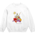 SararanranのバラエティーキャンディーSANのオリジナルグッズ Crew Neck Sweatshirt