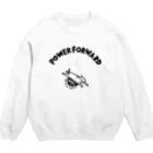 PokuStarのバスケットボール　パワーフォワードなネコ Crew Neck Sweatshirt