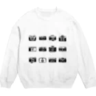 *citrineの12camera（黒） Crew Neck Sweatshirt