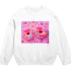 fancy fake sweets Marianne☆のyum yumドーナツ🍩 Crew Neck Sweatshirt