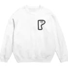 貧乏系YouTuber 「Pさん」の公式グッズのpくん Crew Neck Sweatshirt