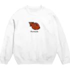 PokuStarのいかめし Crew Neck Sweatshirt