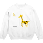 YNMのシュガースポットきりん Crew Neck Sweatshirt