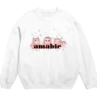 水無月 葵。のアマビエ様 Crew Neck Sweatshirt