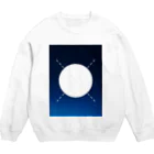 You_suzuriの宇宙切り抜き Crew Neck Sweatshirt