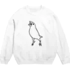 たかはらのチンピラ白文鳥 Crew Neck Sweatshirt