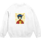 sapioの我爱你 Crew Neck Sweatshirt