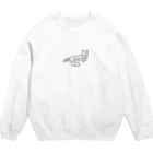 OTHERS / アザーズのナスカの地上絵の猫　ゆるゆるナスカネコ・ロゴなし Crew Neck Sweatshirt