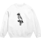 たかはらのヘルメット文鳥 Crew Neck Sweatshirt