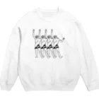 stereovisionの踊るキリスト+局部にはスリスリくん Crew Neck Sweatshirt