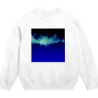 暇つぶしの色彩の午前４時の雪山 Crew Neck Sweatshirt