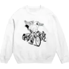 nidan-illustrationの"GHOST RIDE" Crew Neck Sweatshirt