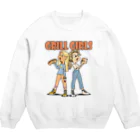 nidan-illustrationの"grill girls" Crew Neck Sweatshirt