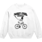 nidan-illustrationの"SWEET STEEL Cycles" #1 Crew Neck Sweatshirt