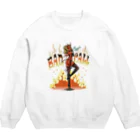 nidan-illustrationの"BAD CALL" Crew Neck Sweatshirt