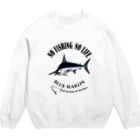 猫と釣り人のKUROKAJIKI_EB_1CW Crew Neck Sweatshirt