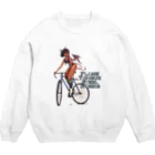 nidan-illustrationの"FLAME TONGUE STEEL WORKS" Crew Neck Sweatshirt