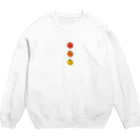 かえるのてぶくろのミニトマト3兄弟 Crew Neck Sweatshirt