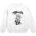 nidan-illustrationの"WHITE MUSTACHE CLUB"(タイトルなし)) Crew Neck Sweatshirt