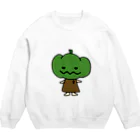 KIKITEKI_LABORATORYの半目ゆるかぼちゃ Crew Neck Sweatshirt