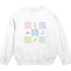 そいそいソイラテのねくすとブロックパズル Crew Neck Sweatshirt