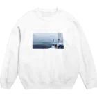 HFのHF 出船 フォトプリント Crew Neck Sweatshirt