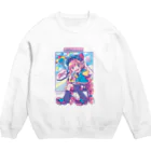 かじふさぬる娘のHappiness sweat Crew Neck Sweatshirt