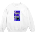 文学と汗 GOODSの文学とインターネット Crew Neck Sweatshirt