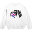 もむのふの爬虫類グッズやさんのマツカサトカゲちゃん Crew Neck Sweatshirt