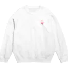 げんじぃの吉がけ牧場 / 76歳のヤギ飼いのバレリーナやぎ「おかゆ」（胸のみ） Crew Neck Sweatshirt