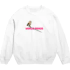 Siderunの館 B2の世界平和だよ！さげみちゃん（ドット文字） Crew Neck Sweatshirt