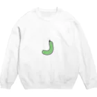 ゆるれあの「き」きゅうり Crew Neck Sweatshirt