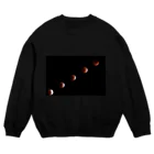 nokkccaの皆既月食 - Total Lunar Eclipse - Crew Neck Sweatshirt