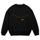 cuuyabowの涸沢カールモルゲンロート Crew Neck Sweatshirt